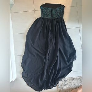High low sequin strapless dress. Dress up or down! Size medium
